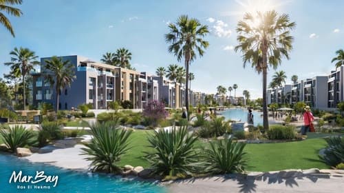 A 3 Bedroom Townhouse in Mar Bay - Ras El Hekma by Al Marasem Development