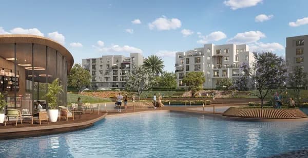 A 3 Bedroom Apartment in Club Yard-O West by Orascom Development Egypt