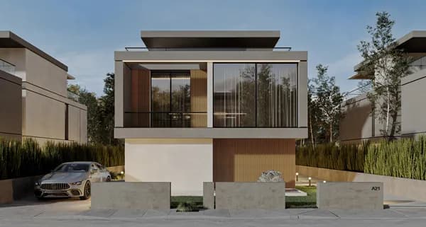 A 4 Bedroom Villa in Red by Cornerstone Development