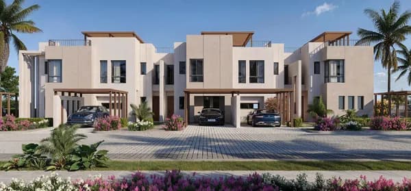 A 3 Bedroom Townhouse in O Views by Orascom Development Egypt