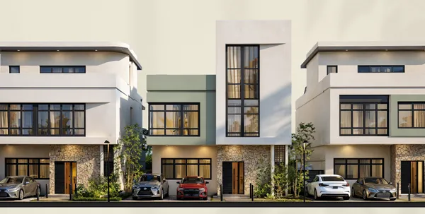 A 4 Bedroom Townhouse in Rock Green by Rock developments