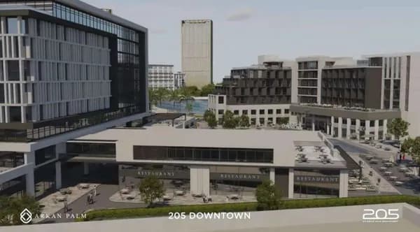 A 0 Bedroom Office in 205 DownTown by Arkan Palm Development