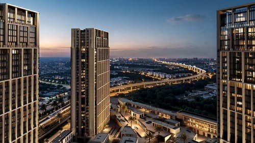 A 3 Bedroom Apartment in 205 Towers by Arkan Palm Development