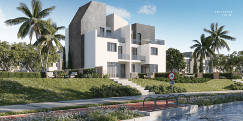 A 4 Bedroom Twinhouse in Rivers by Tatweer Misr
