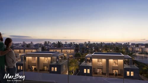 A 3 Bedroom Townhouse in Mar Bay - Ras El Hekma by Al Marasem Development