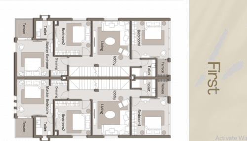 A 3 Bedroom Twinhouse in LaManga by AlKarma Developments