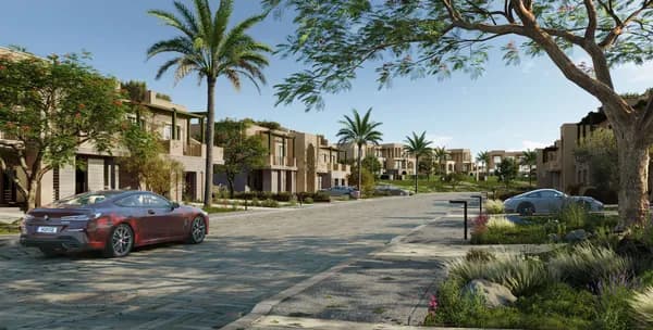 A 4 Bedroom Villa in Town Walk by Orascom Development Egypt