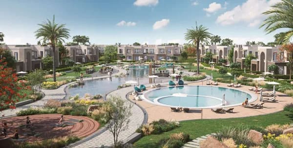 A 4 Bedroom Villa in Town Walk by Orascom Development Egypt