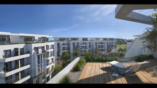 A 1 Bedroom Apartment in Jade & Blue by Aspect Development