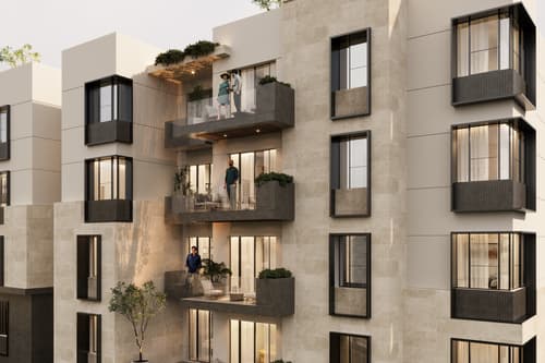 A 2 Bedroom Apartment in West Courts New October by Morshedy Group