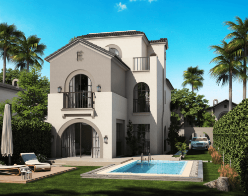 A 3 Bedroom Villa in Sarai by Madinet Masr