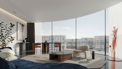A 1 Bedroom Apartment in Skyline by Morshedy Group