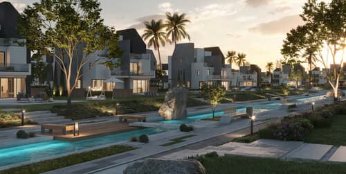 A 3 Bedroom Townhouse in Rivers by Tatweer Misr