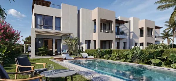 A 3 Bedroom Townhouse in O Views by Orascom Development Egypt