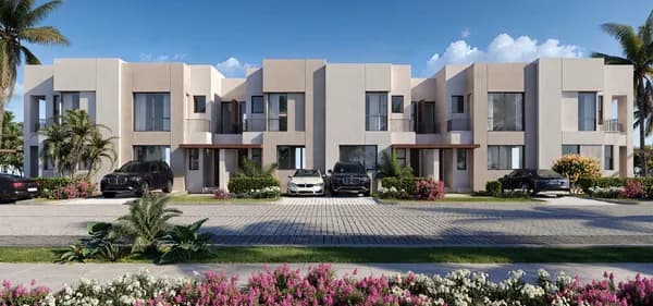 A 3 Bedroom Townhouse in O Views by Orascom Development Egypt