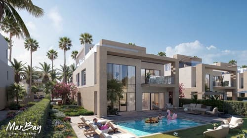 A 2 Bedroom Chalet in Mar Bay - Ras El Hekma by Al Marasem Development