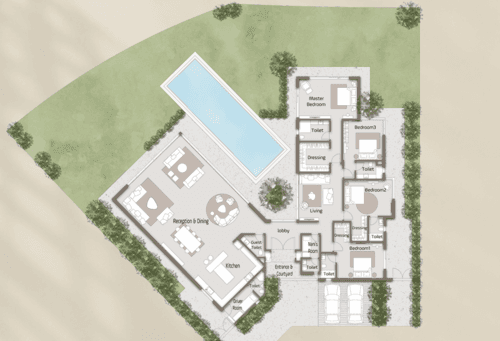 A 4 Bedroom Villa in LaManga by AlKarma Developments