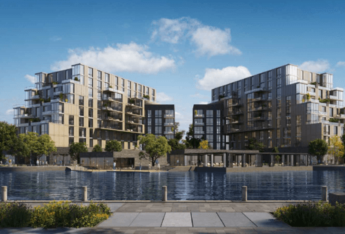A 3 Bedroom Apartment in Canal Walk Island by Arkan Palm Development