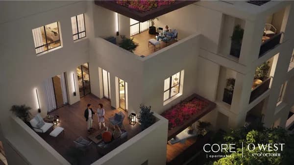A 3 Bedroom Duplex in Core by Orascom Development Egypt