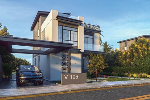 A 3 Bedroom Villa in The 8 Extension by El Gabry Developments