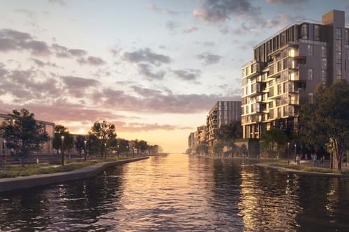 A 3 Bedroom Apartment in Canal Walk Island by Arkan Palm Development