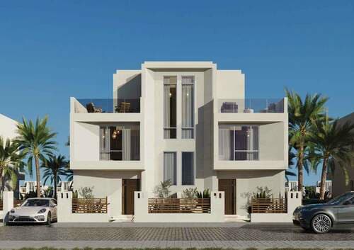 A 3 Bedroom Twinhouse in Mar Bay - Ras El Hekma by Al Marasem Development